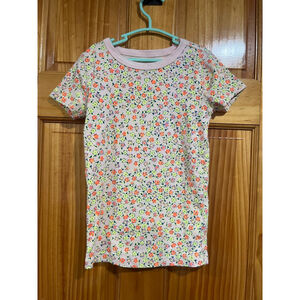 Crew Cuts Little Girl Floral Short Sleeve T Shirt Size 7